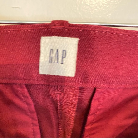 GAP Burgundy (not red) Office Style Trousers Skinny Ankle Size 8 R Brand New - Picture 7 of 10